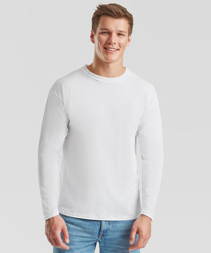 White* original long sleeve t front view