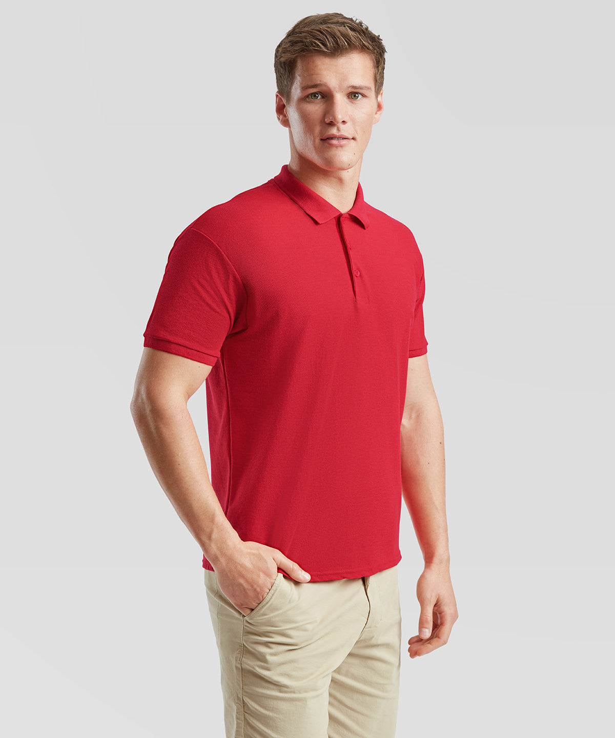 Men's Custom Printed or Embroidered Cotton Polyester Polo Shirt