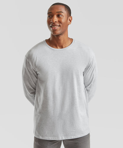 White* iconic 150classic long sleeve t front view