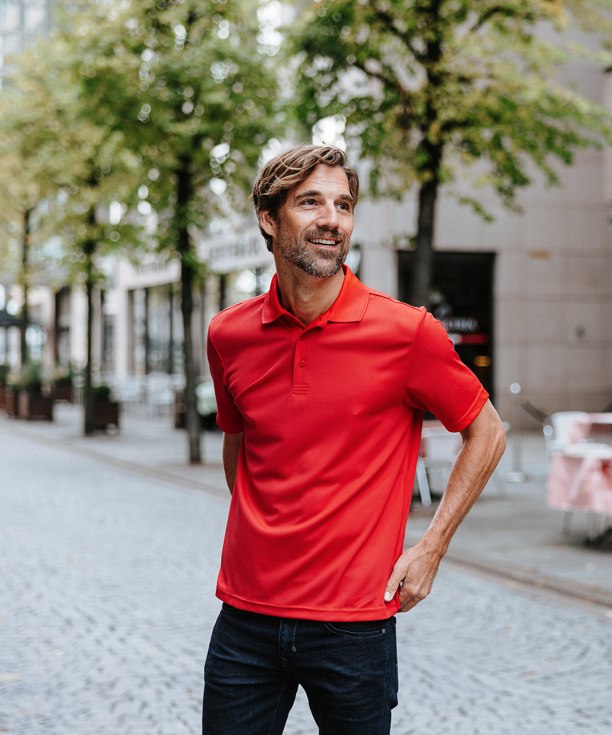 Unisex Custom Printed or Embroidered Performance Lightweight Polo Shirt