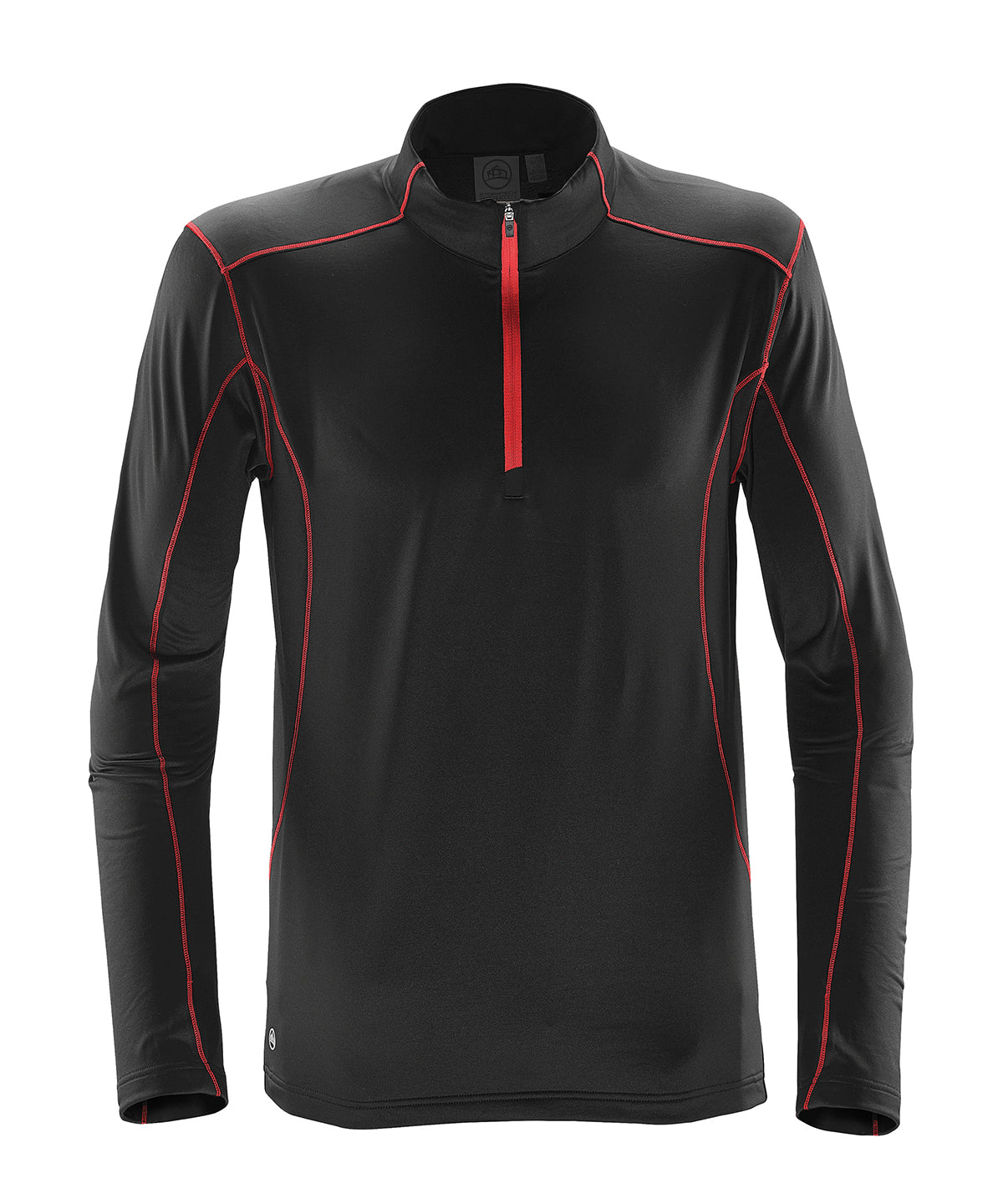 Custom Printed Performance Zip-Up Baselayer Top
