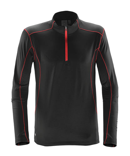 Custom Printed Performance Zip-Up Baselayer Top