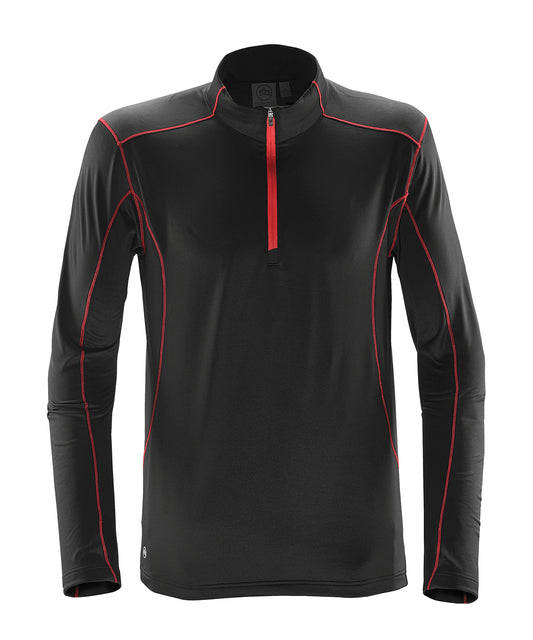Custom Printed Performance Zip-Up Baselayer Top