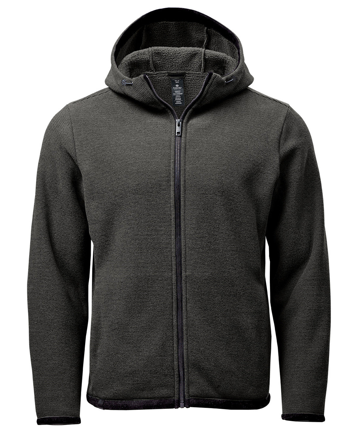 Men's Custom Printed or Embroidered Organic Recycled Zip-Up Hoodie