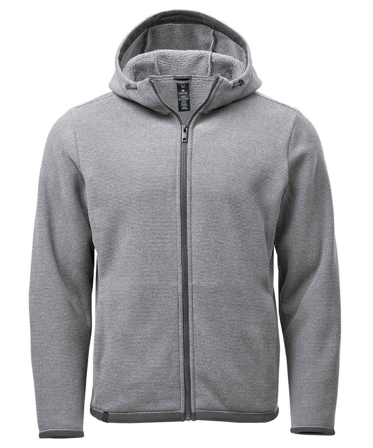Men's Custom Printed or Embroidered Organic Recycled Zip-Up Hoodie