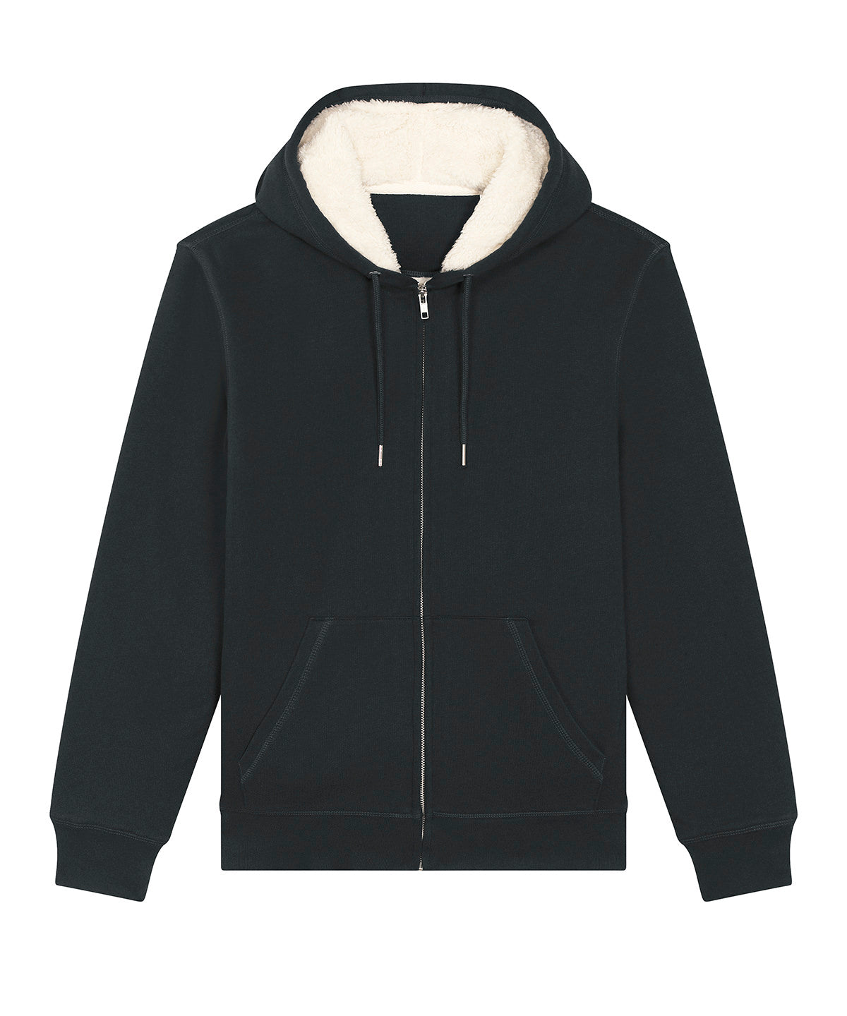 Unisex Custom Printed or Embroidered Organic Recycled Zip-Up Hoodie