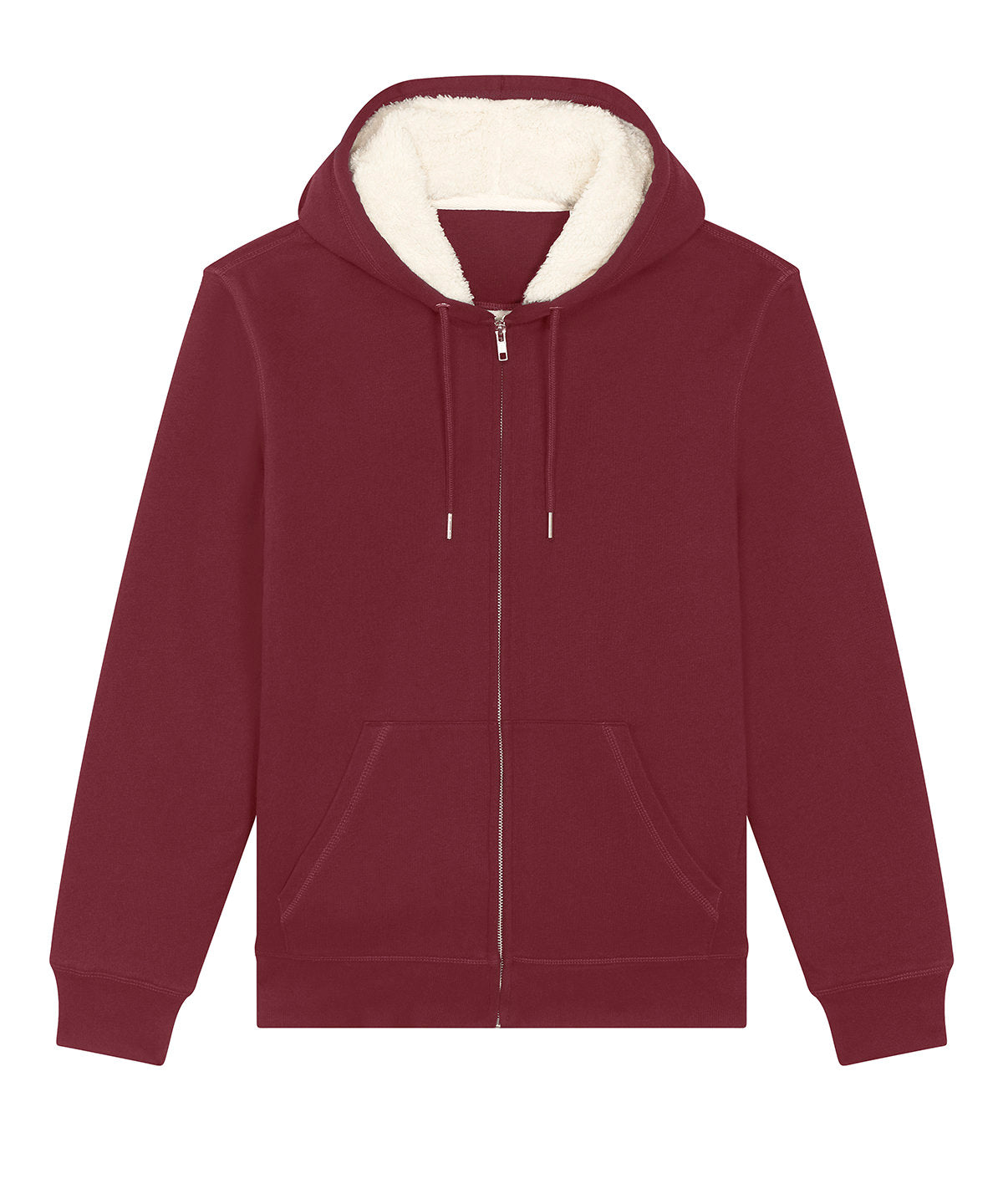Unisex Custom Printed or Embroidered Organic Recycled Zip-Up Hoodie
