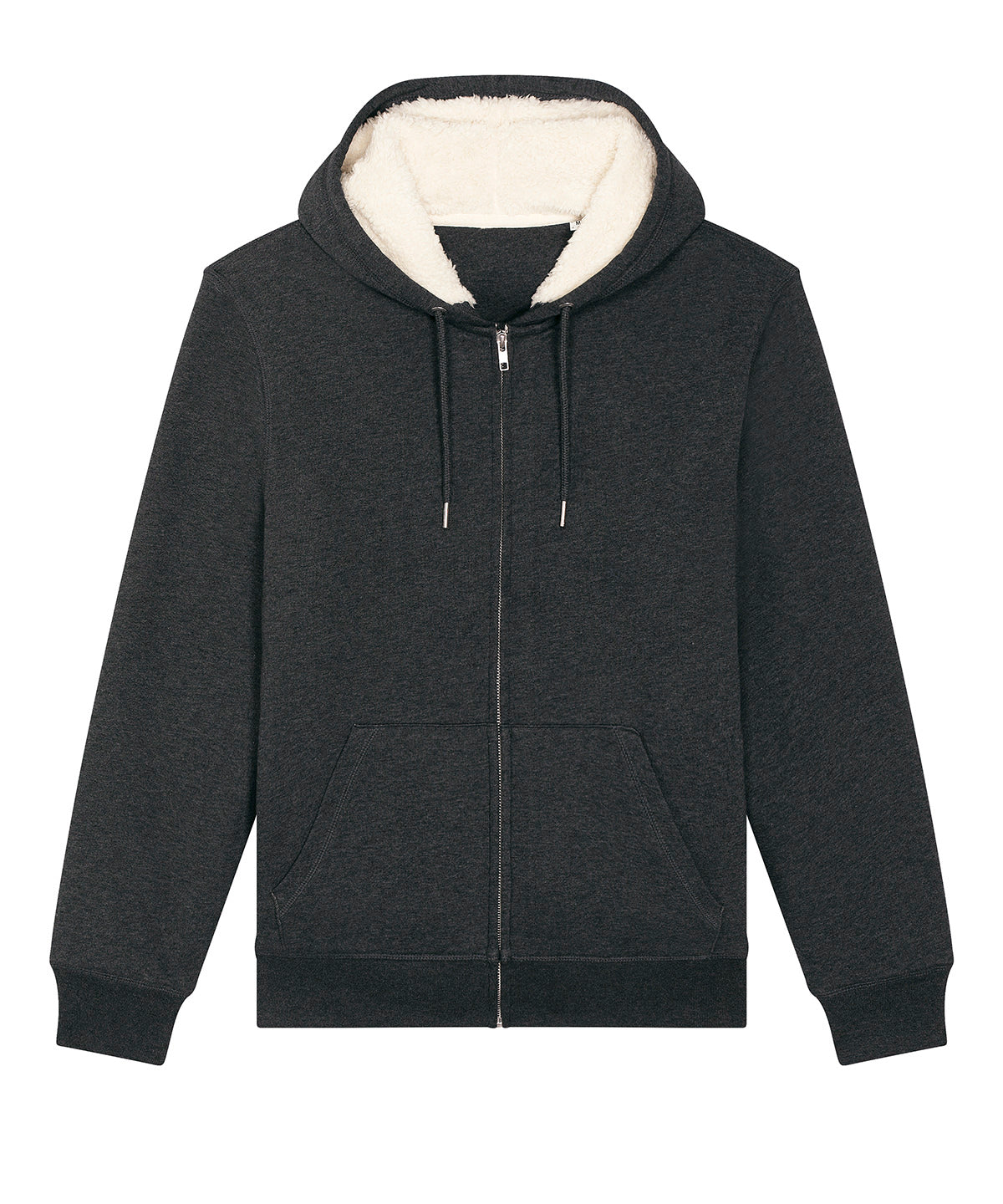 Unisex Custom Printed or Embroidered Organic Recycled Zip-Up Hoodie