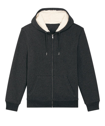 Unisex Custom Printed or Embroidered Organic Recycled Zip-Up Hoodie