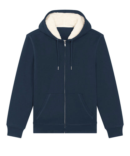 Unisex Custom Printed or Embroidered Organic Recycled Zip-Up Hoodie