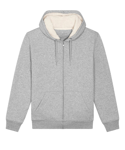 Unisex Custom Printed or Embroidered Organic Recycled Zip-Up Hoodie