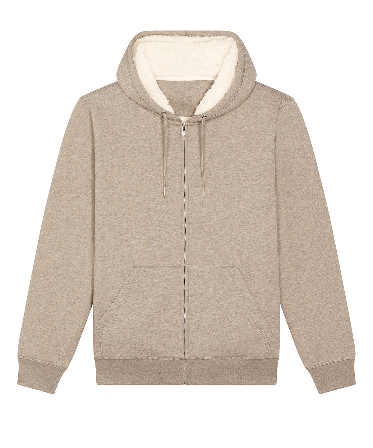 Unisex Custom Printed or Embroidered Organic Recycled Zip-Up Hoodie