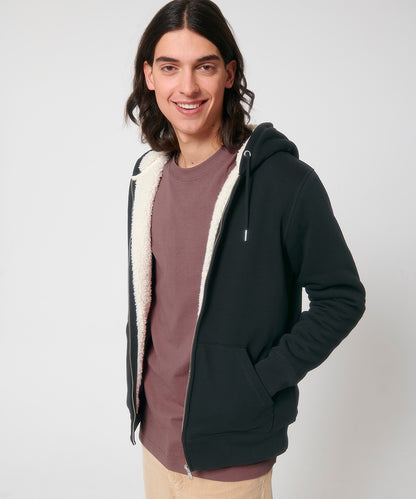 Unisex Custom Printed or Embroidered Organic Recycled Zip-Up Hoodie