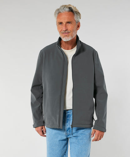 Unisex Custom Printed or Embroidered Organic Recycled Softshell Jacket