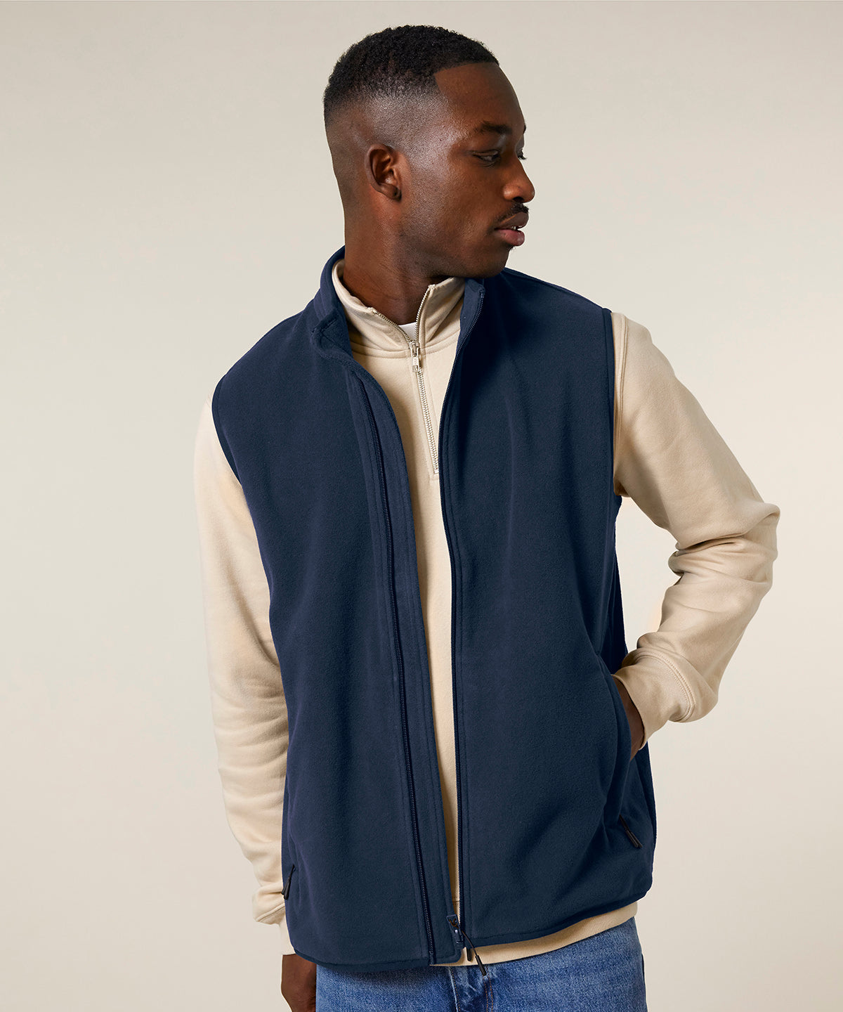 Men's Custom Printed or Embroidered Organic Recycled Body Warmer