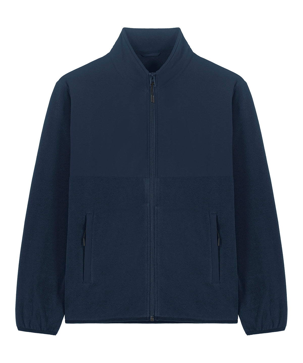 Unisex Custom Printed or Embroidered Organic Recycled Fleece Jacket