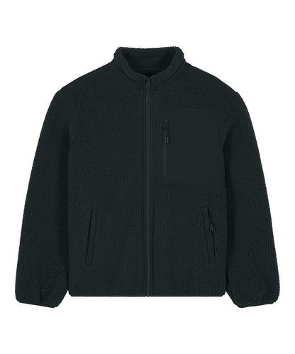 Unisex Custom Printed or Embroidered Organic Recycled Fleece Jacket