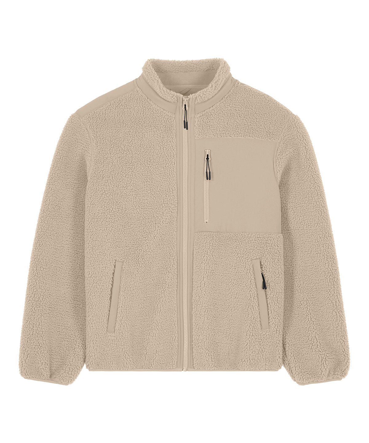 Unisex Custom Printed or Embroidered Organic Recycled Fleece Jacket