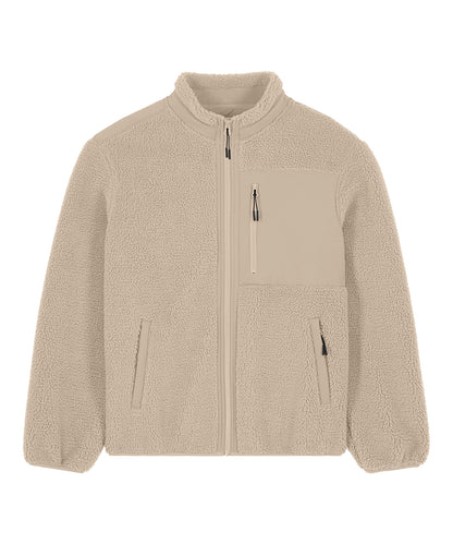 Unisex Custom Printed or Embroidered Organic Recycled Fleece Jacket
