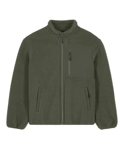 Unisex Custom Printed or Embroidered Organic Recycled Fleece Jacket