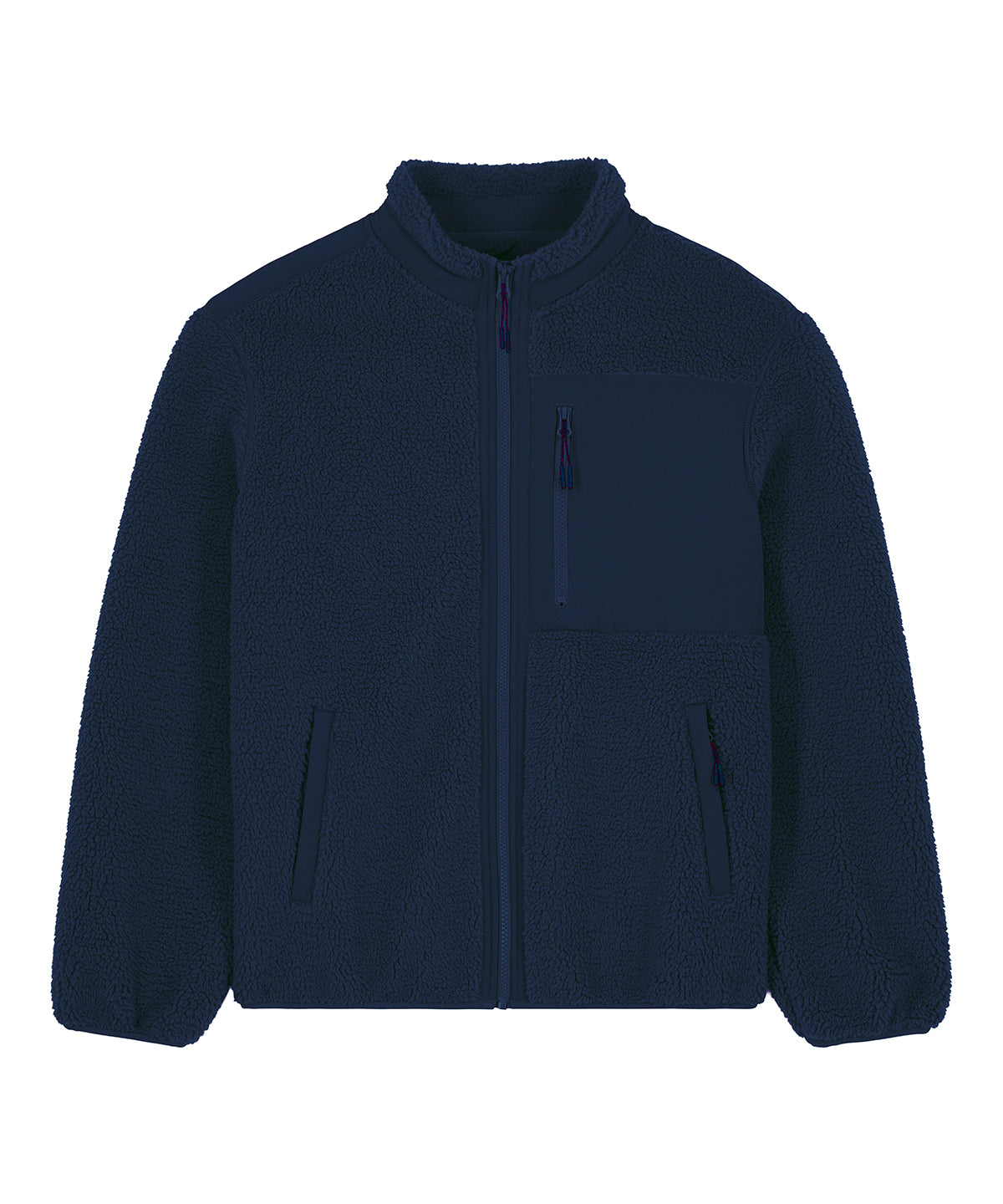 Unisex Custom Printed or Embroidered Organic Recycled Fleece Jacket