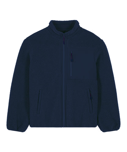 Unisex Custom Printed or Embroidered Organic Recycled Fleece Jacket