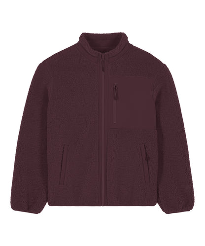 Unisex Custom Printed or Embroidered Organic Recycled Fleece Jacket