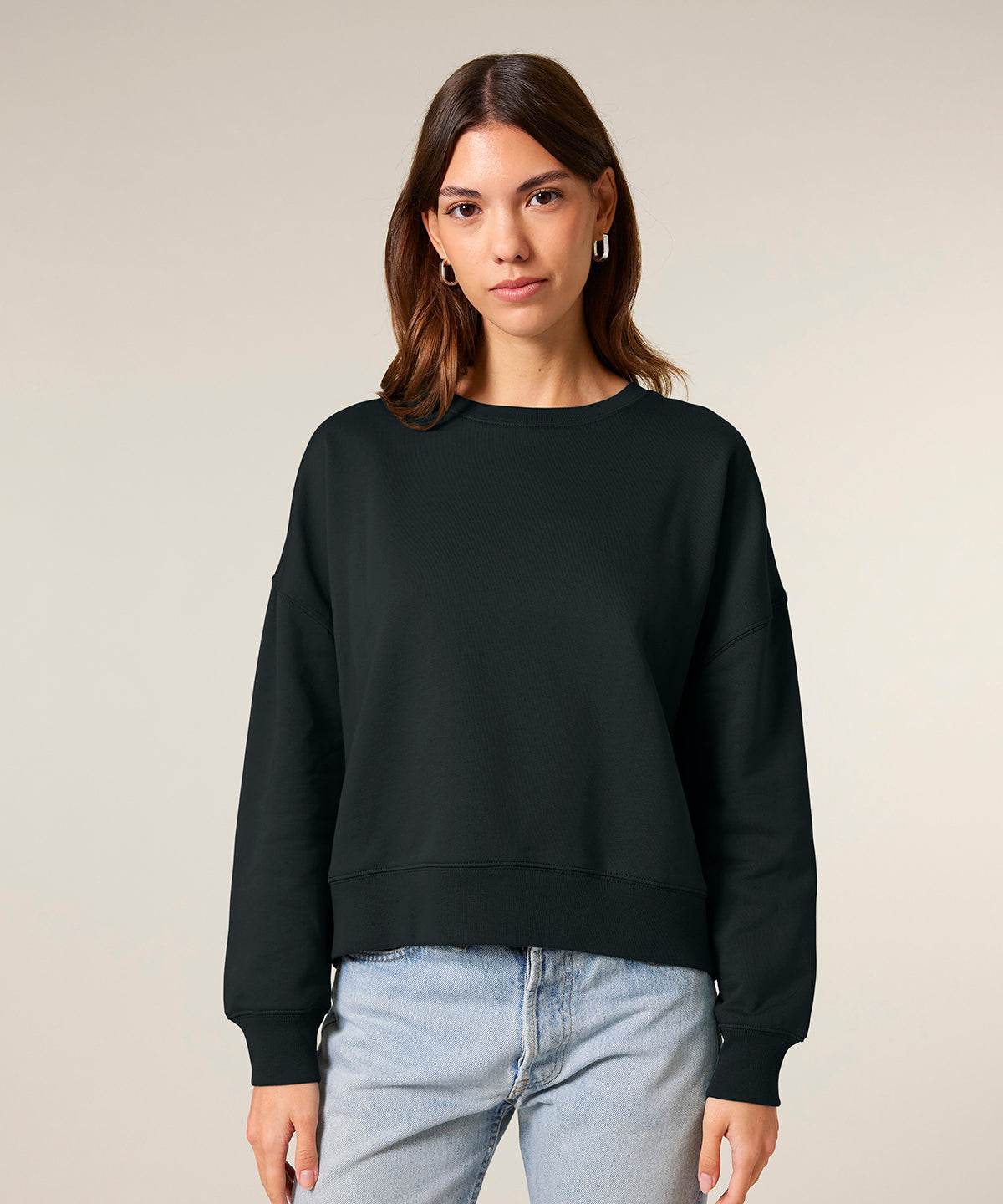 Women's Custom Printed or Embroidered Organic Recycled Sweatshirt
