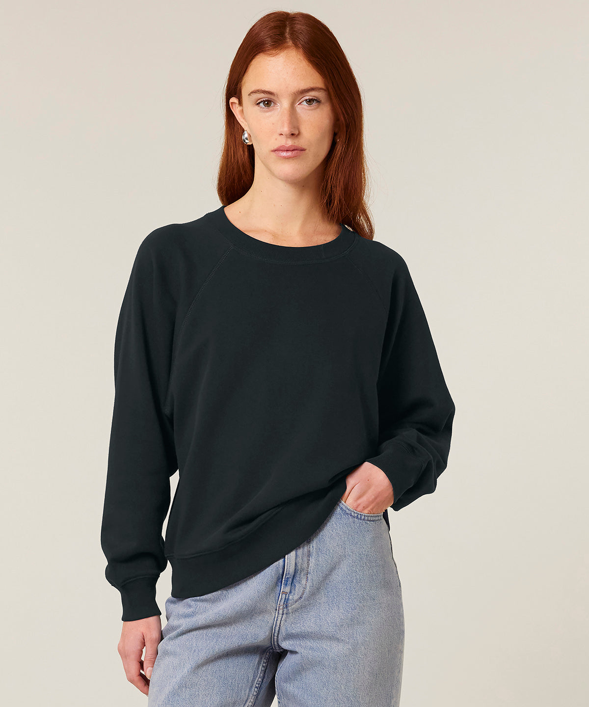 Women's Custom Printed or Embroidered Organic Premium Sweatshirt