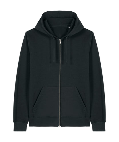 Unisex Custom Printed or Embroidered Organic Recycled Zip-Up Hoodie