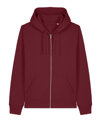 Unisex Custom Printed or Embroidered Organic Recycled Zip-Up Hoodie