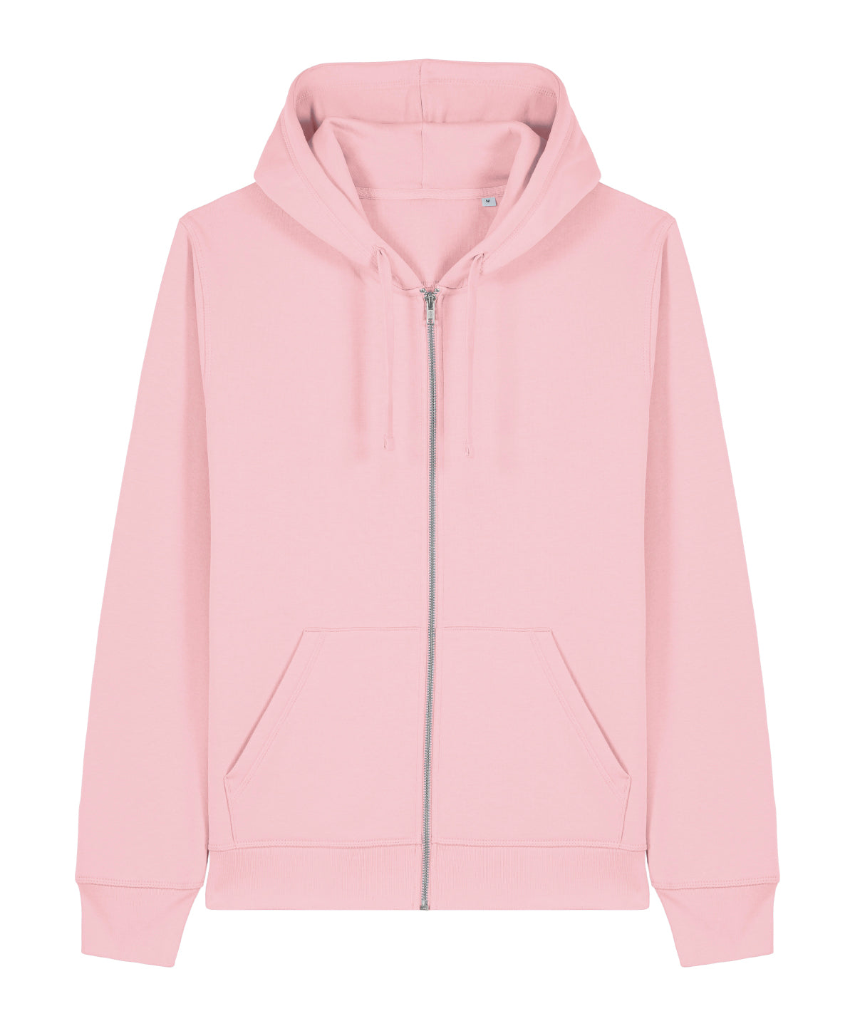 Unisex Custom Printed or Embroidered Organic Recycled Zip-Up Hoodie