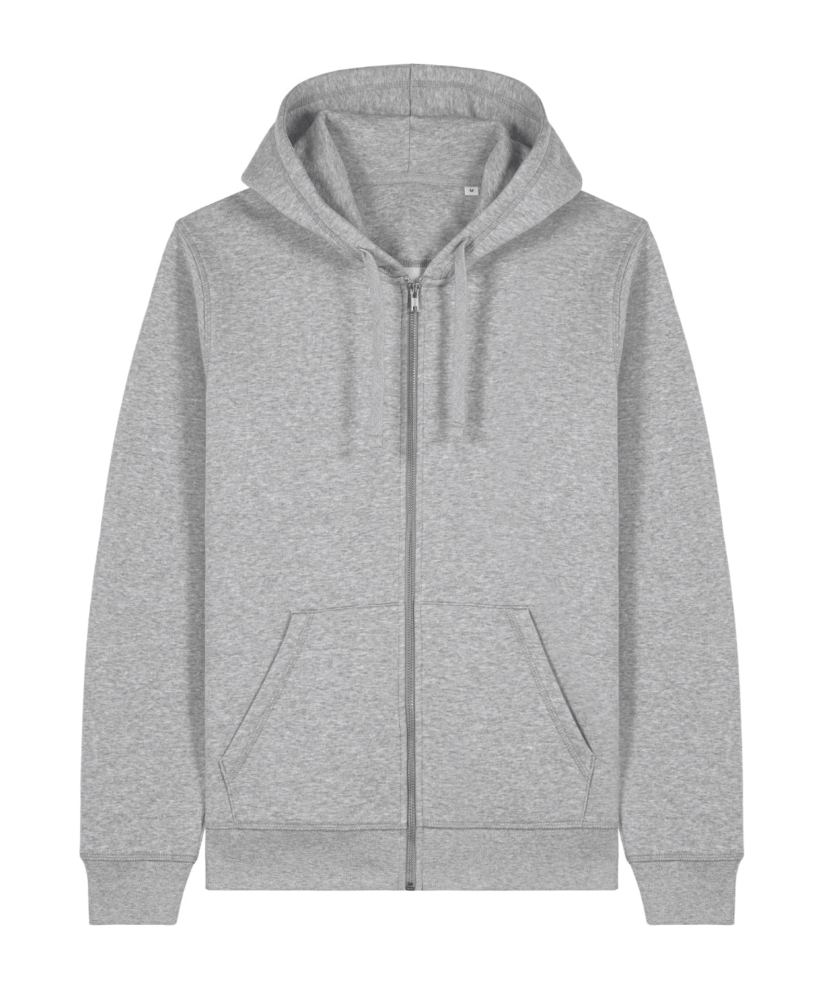 Unisex Custom Printed or Embroidered Organic Recycled Zip-Up Hoodie