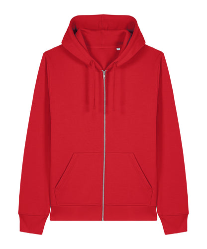 Unisex Custom Printed or Embroidered Organic Recycled Zip-Up Hoodie