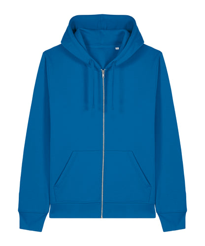 Unisex Custom Printed or Embroidered Organic Recycled Zip-Up Hoodie