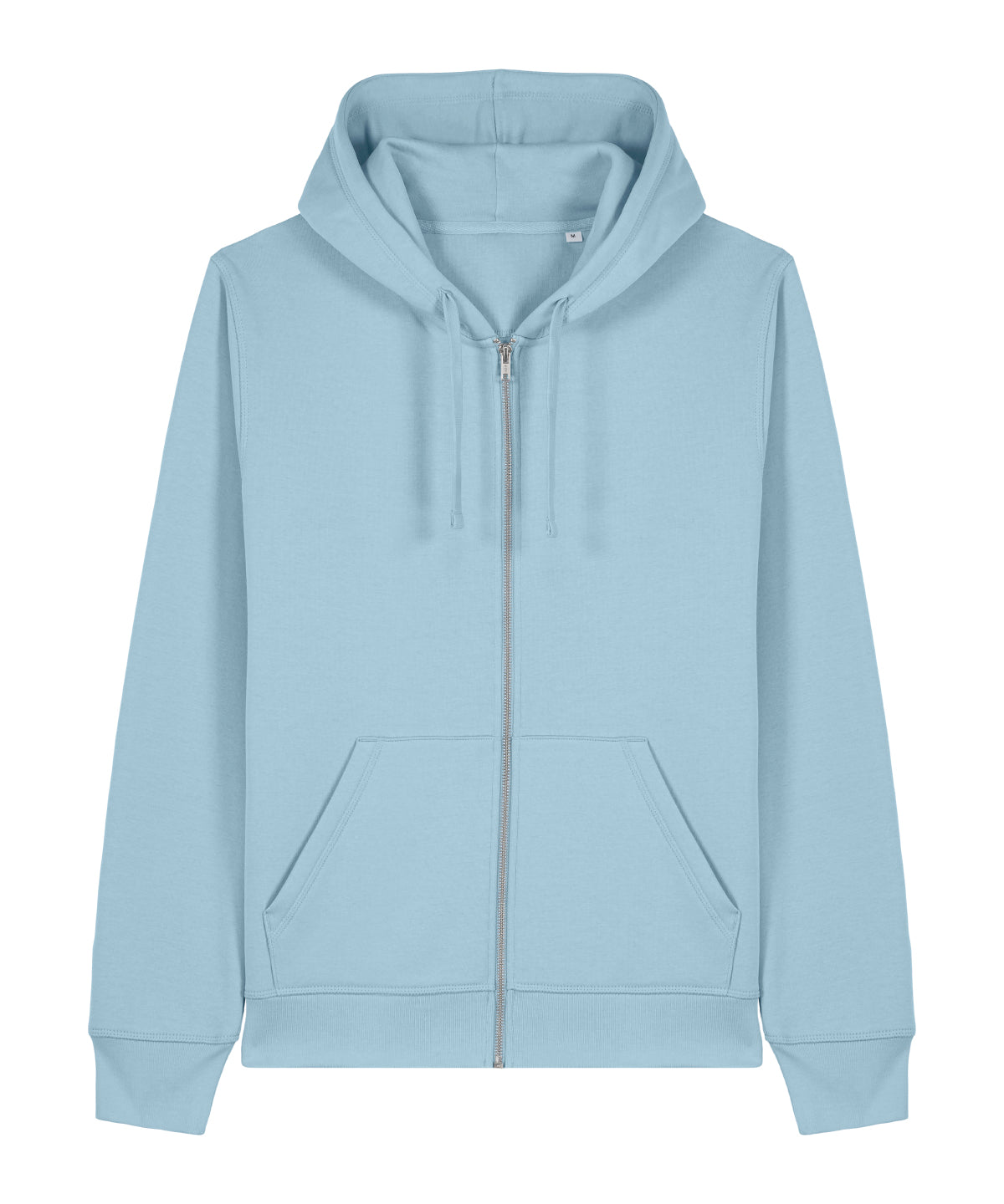 Unisex Custom Printed or Embroidered Organic Recycled Zip-Up Hoodie