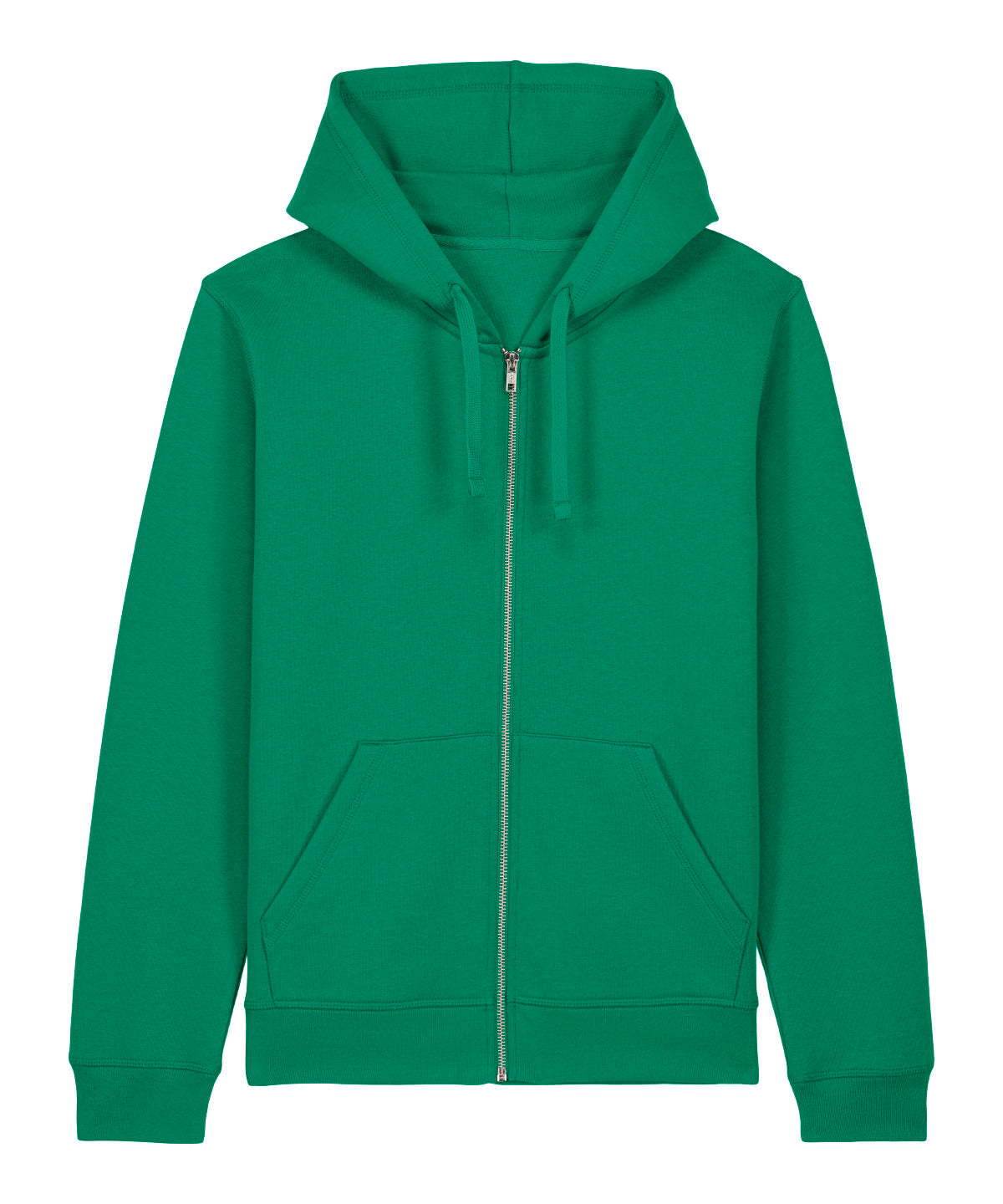 Unisex Custom Printed or Embroidered Organic Recycled Zip-Up Hoodie