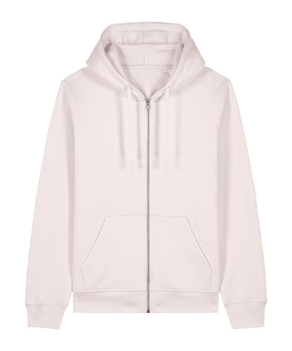 Unisex Custom Printed or Embroidered Organic Recycled Zip-Up Hoodie