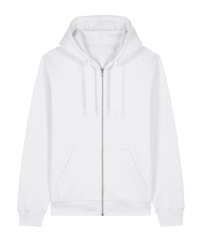 Unisex Custom Printed or Embroidered Organic Recycled Zip-Up Hoodie