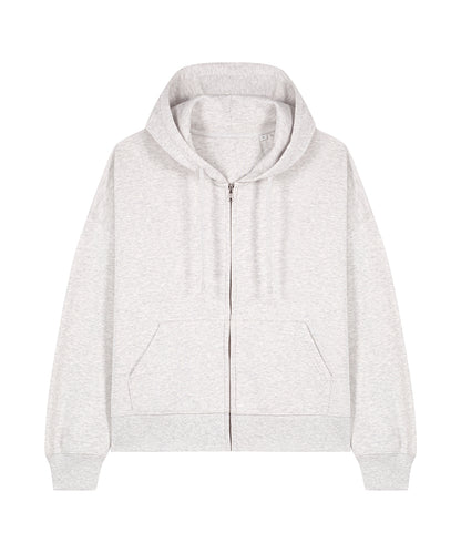 Women's Custom Printed or Embroidered Organic Premium Zip-Up Hoodie