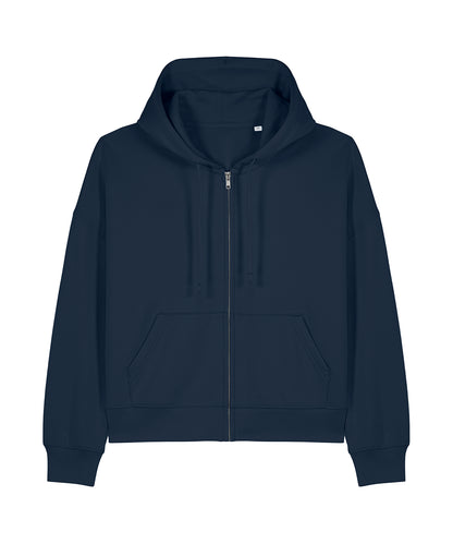 Women's Custom Printed or Embroidered Organic Premium Zip-Up Hoodie