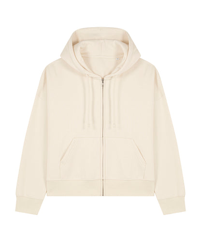 Women's Custom Printed or Embroidered Organic Premium Zip-Up Hoodie