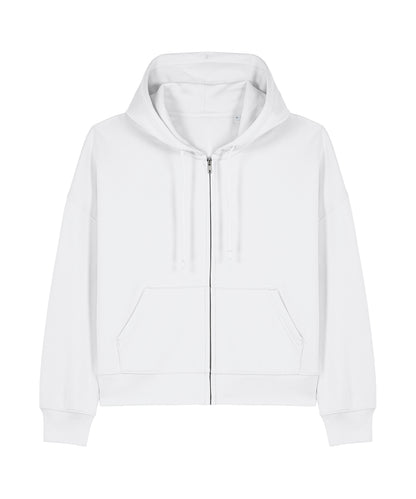 Women's Custom Printed or Embroidered Organic Premium Zip-Up Hoodie
