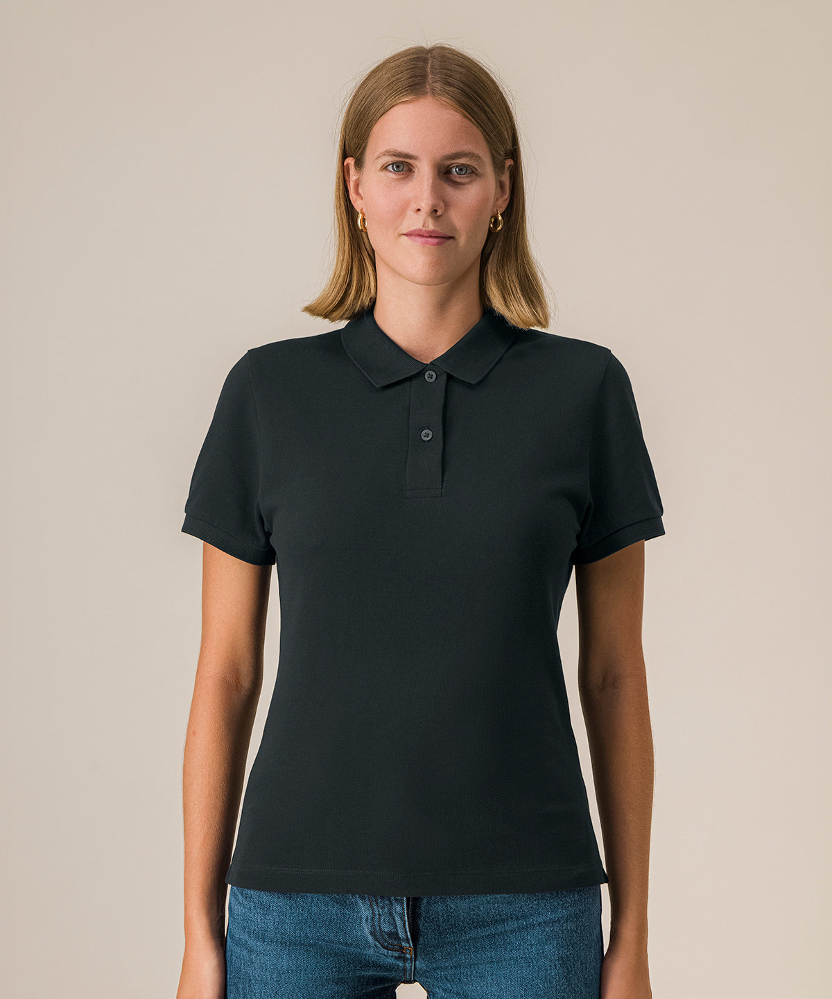 Women's Custom Printed or Embroidered Organic Recycled Polo Shirt