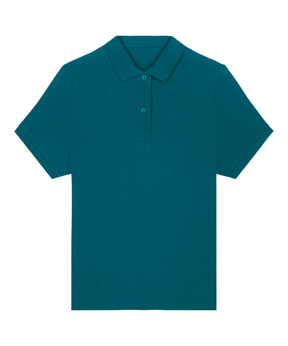 Women's Custom Printed or Embroidered Organic Recycled Polo Shirt