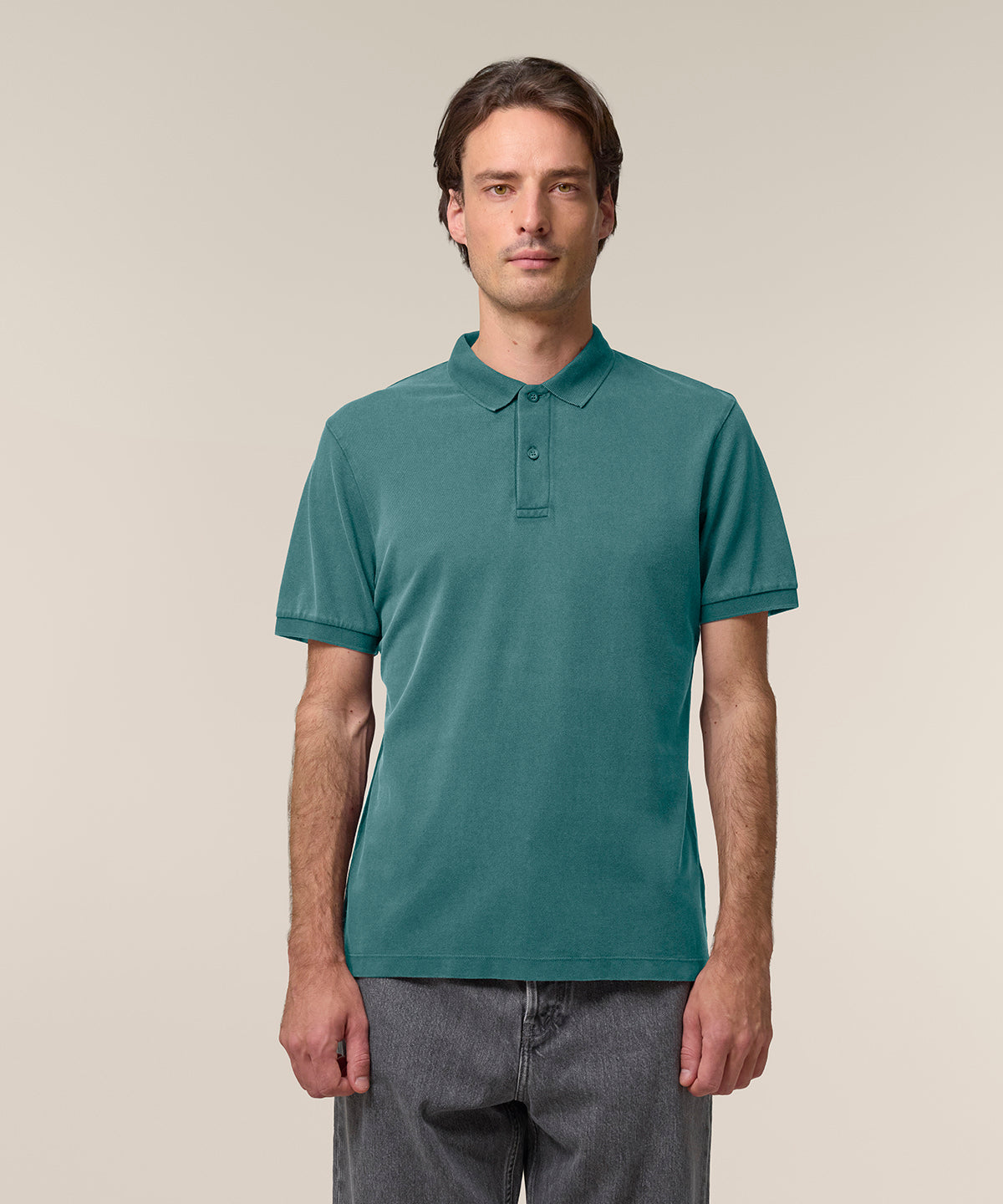 Men's Custom Printed or Embroidered Organic Cotton Polo Shirt