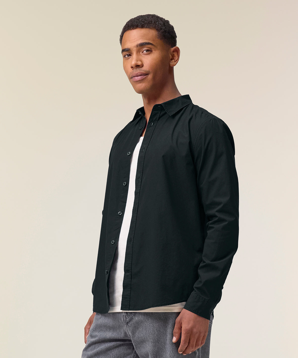 Men's Custom Printed or Embroidered Organic Lightweight Workwear Shirt