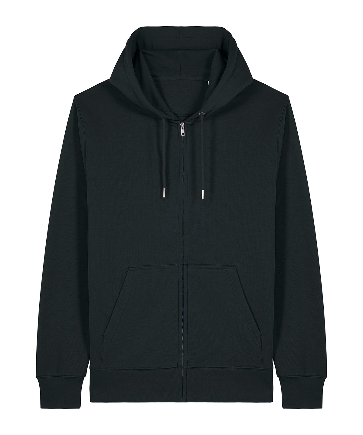 Unisex Custom Printed or Embroidered Organic Recycled Zip-Up Hoodie