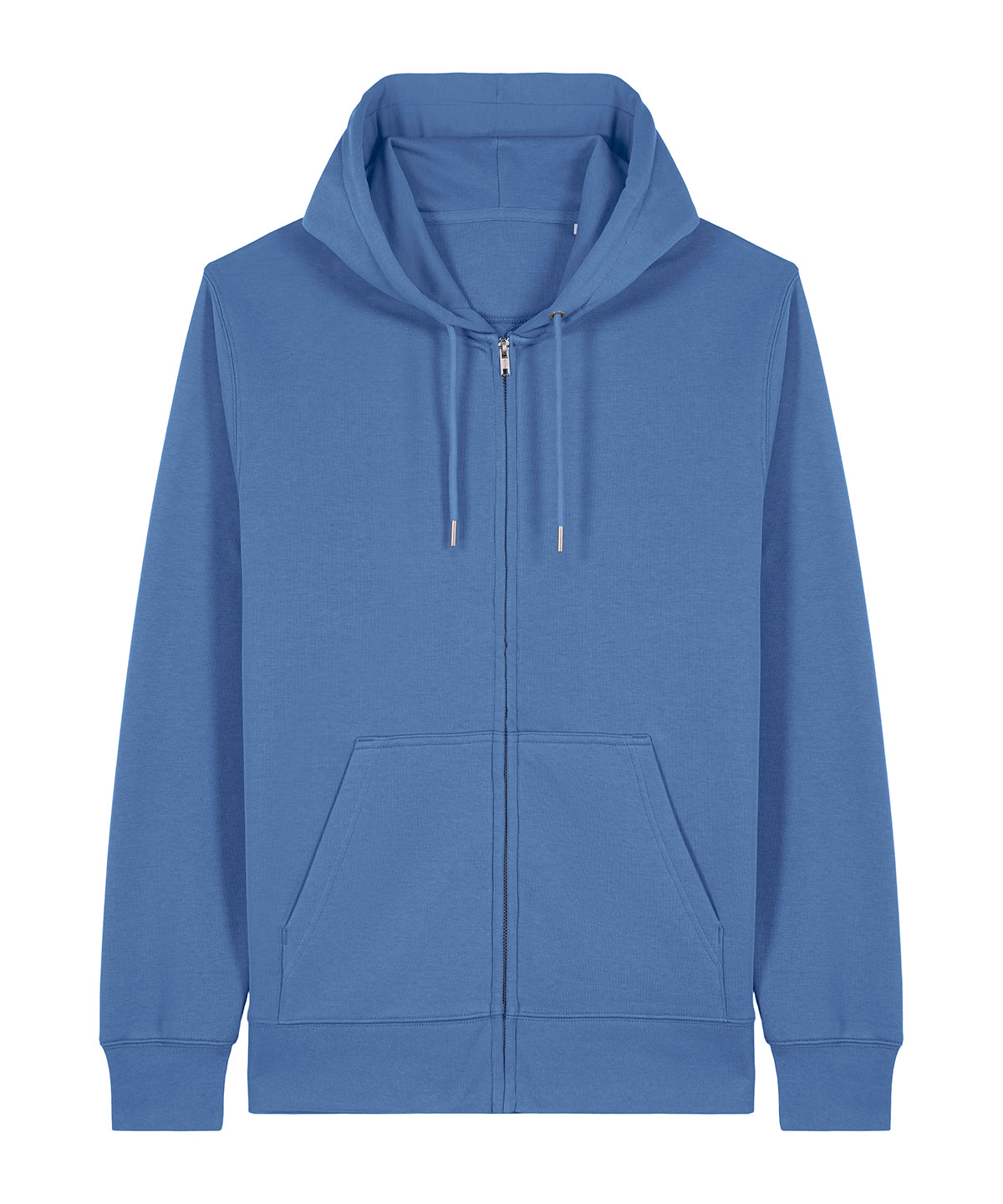 Unisex Custom Printed or Embroidered Organic Recycled Zip-Up Hoodie