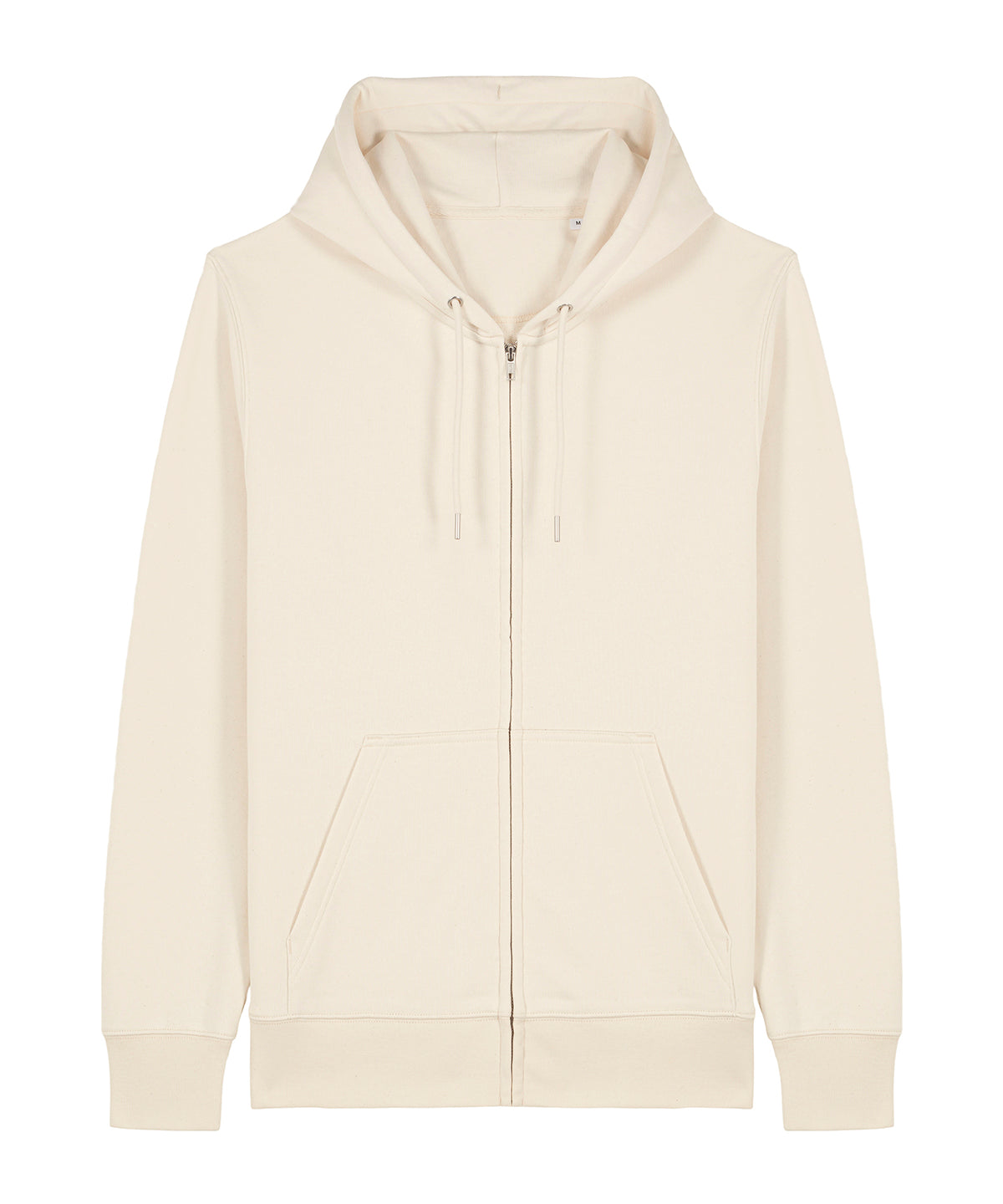 Unisex Custom Printed or Embroidered Organic Recycled Zip-Up Hoodie